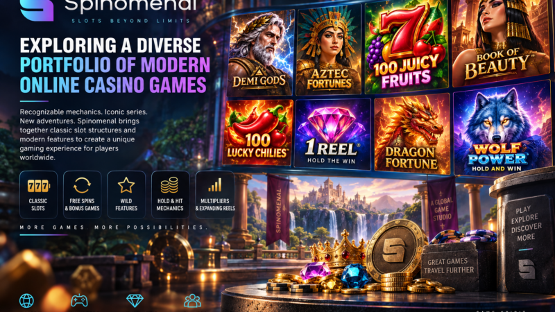 Spinomenal: Exploring a Diverse Portfolio of Modern Online Casino Games