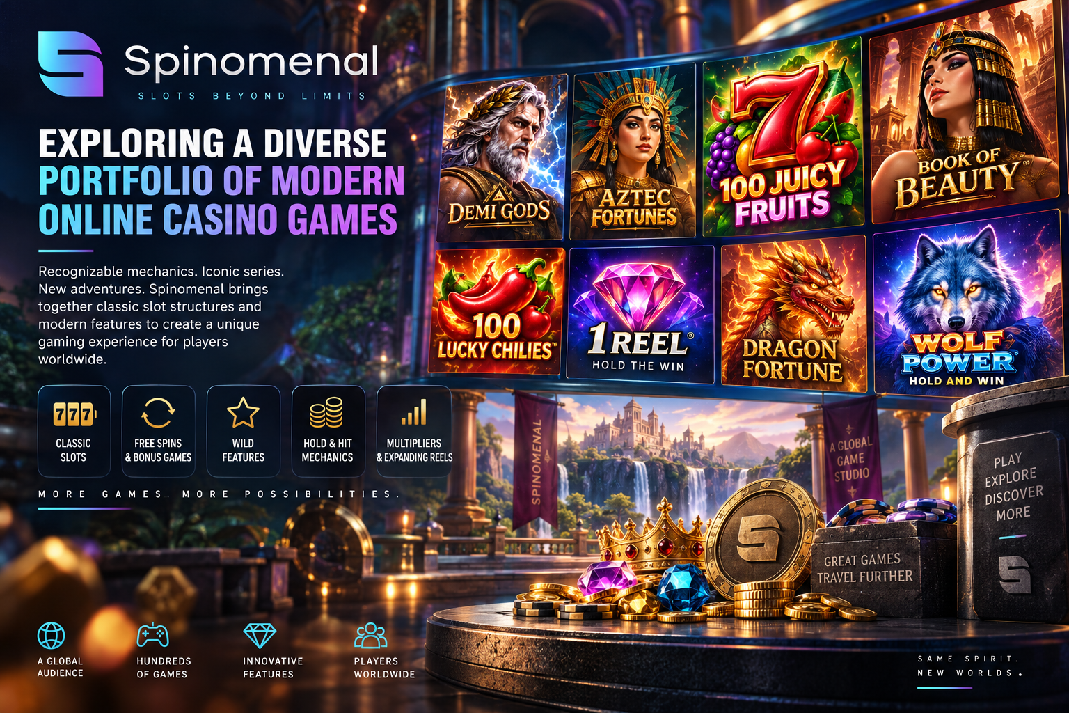 Spinomenal: Exploring a Diverse Portfolio of Modern Online Casino Games